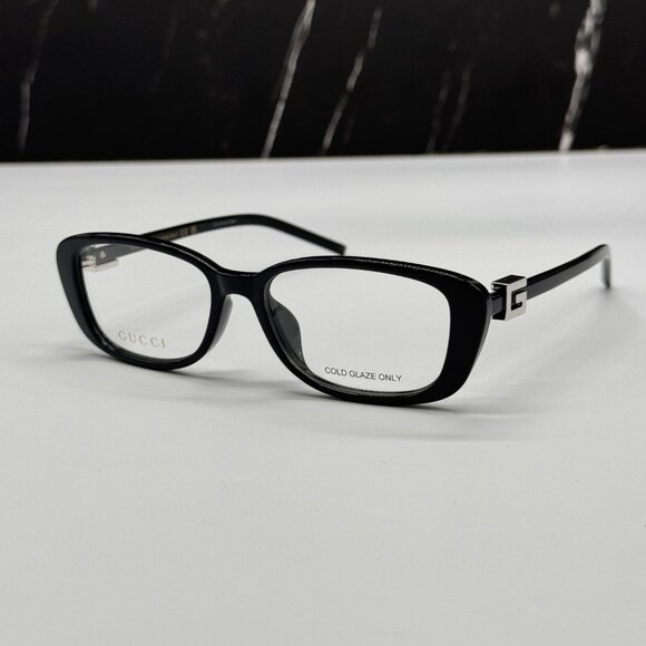 NEW GG1685OK 001 GUCCI BLACK WOMEN GUCCI EYEGLASSES - Picture 4 of 14